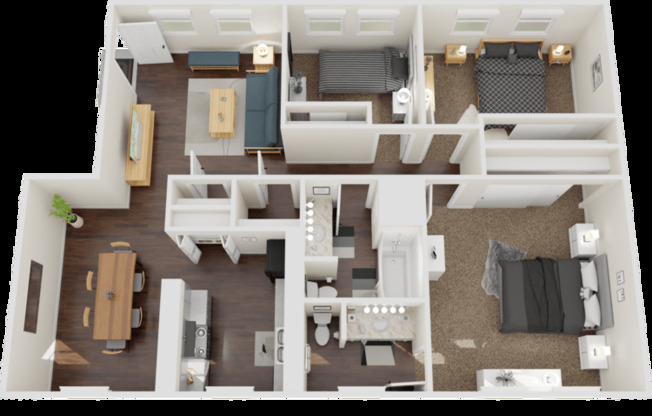 3 beds, 1.5 baths, 1,125 sqft, $1,375