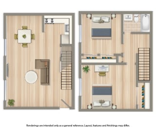 2 beds, 1 bath, 850 sqft, $1,625