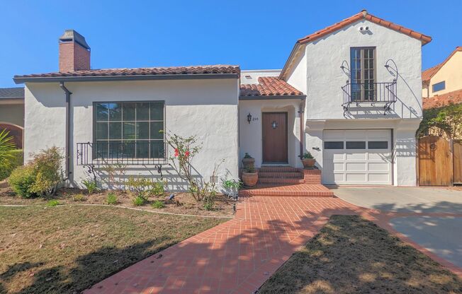 Spanish-Style Home on Treelined Street in Aragon Neighborhood, San Mateo