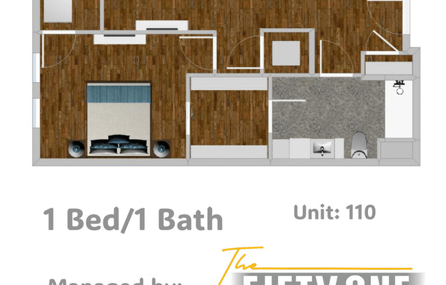 1 bed, 1 bath, 762 sqft, $1,535, Unit 304