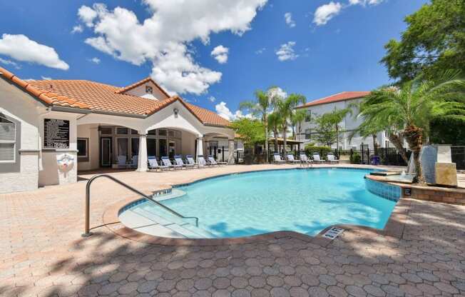 Resort style pool at Portofino Apartment Homes, Florida, 33647-3412