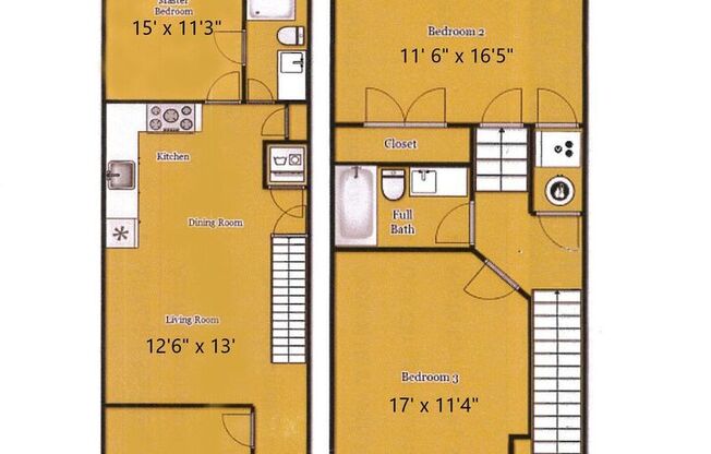 3 beds, 2 baths, 1,224 sqft, $1,549, Unit 2165 SW Timbertrace Ln