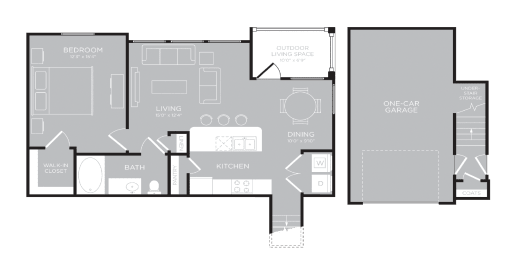 1 bed, 1 bath, 840 sqft, $1,367