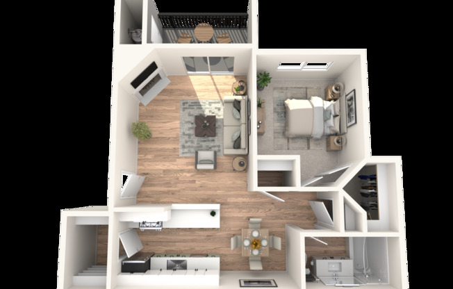 1 bed, 1 bath, 758 sqft, $1,553