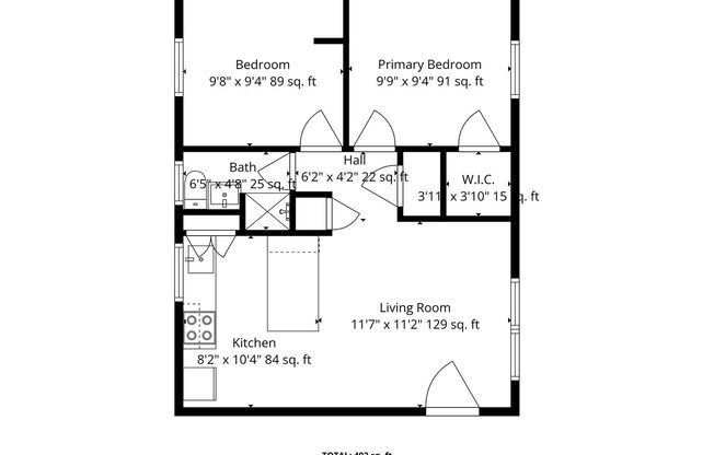 2 beds, 1 bath, 650 sqft, $950, Unit 1015 N Scott Avenue #7