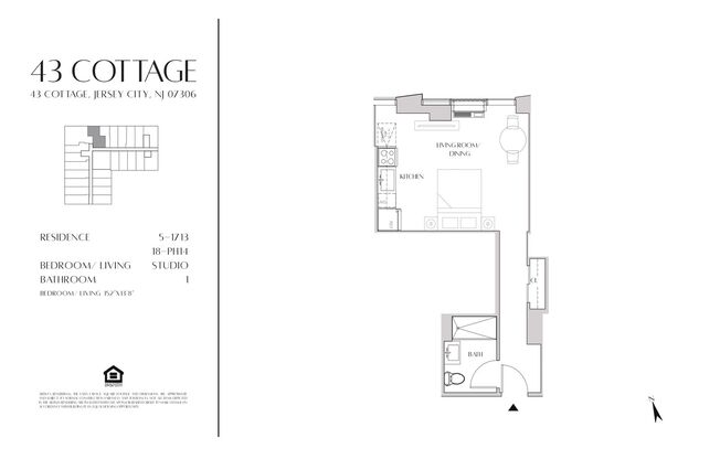 Studio, 1 bath, 410 sqft, $2,300, Unit 602