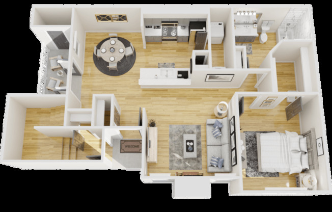 1 bed, 1 bath, 775 sqft, $1,284