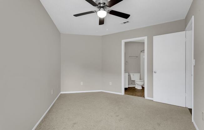 Spacious Bedroom with Plush Carpeting