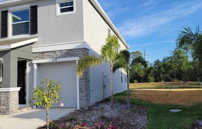 Annual UNfurnished almost BRAND NEW 3/2 1/2 townhome with water view
