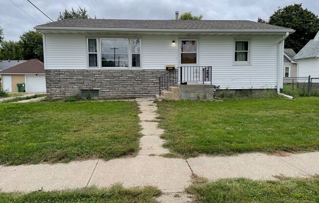 3 Bedroom, 1 Bath Home Near Grant Elementary School & has 2 garages!