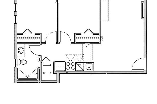 2 beds, 1 bath, 702 sqft, $1,749