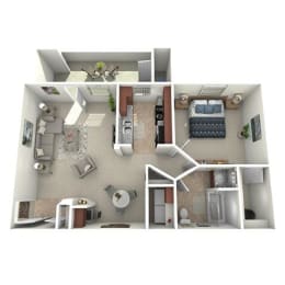 A1 Floor Plan at Superstition Canyon, Mesa, AZ, 85209