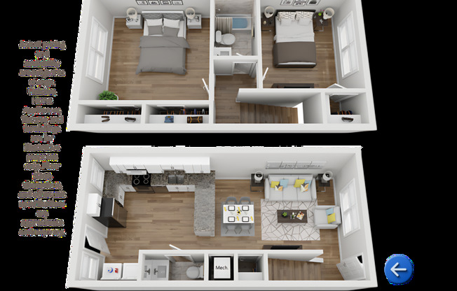 2 beds, 1.5 baths, 1,100 sqft, $1,462, Unit K1
