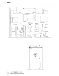 2 beds, 2 baths, 970 sqft, $1,380