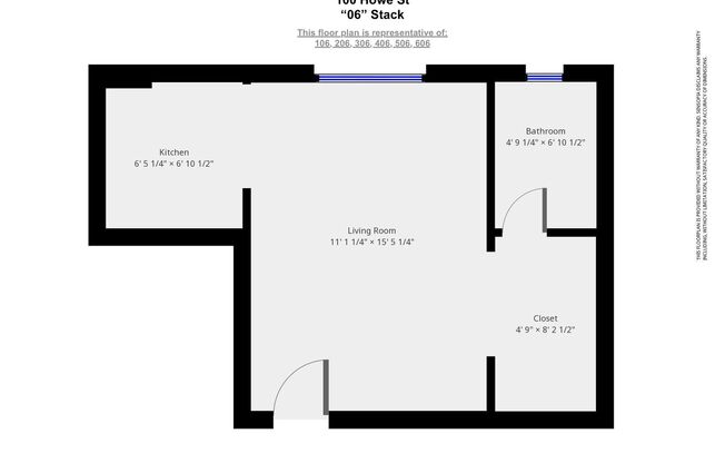 Studio, 1 bath, 300 sqft, $1,550, Unit Unit 406