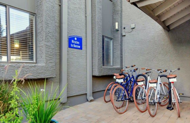 Bike Rack at Olive East Apartments
