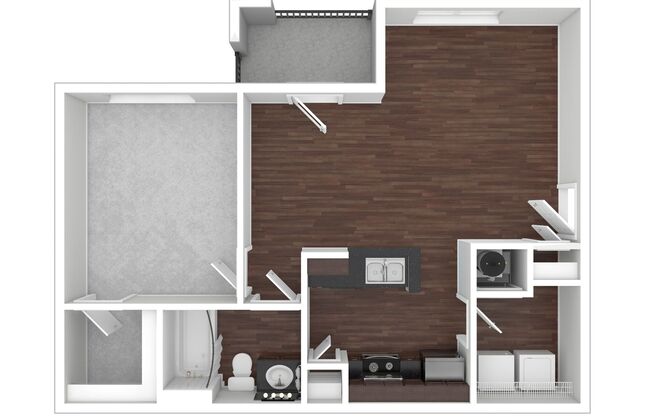 1 bed, 1 bath, 740 sqft, $1,179