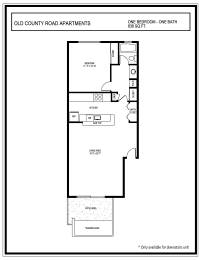 1 bed, 1 bath, 836 sqft, $2,900