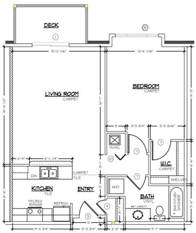 1 bed, 1 bath, $1,175