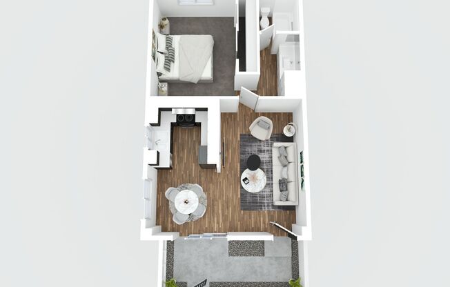 1 bed, 1 bath, $2,095, Unit 49