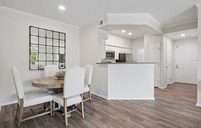 Open-concept floor plans with dining nook - Grand Centennial Apartments