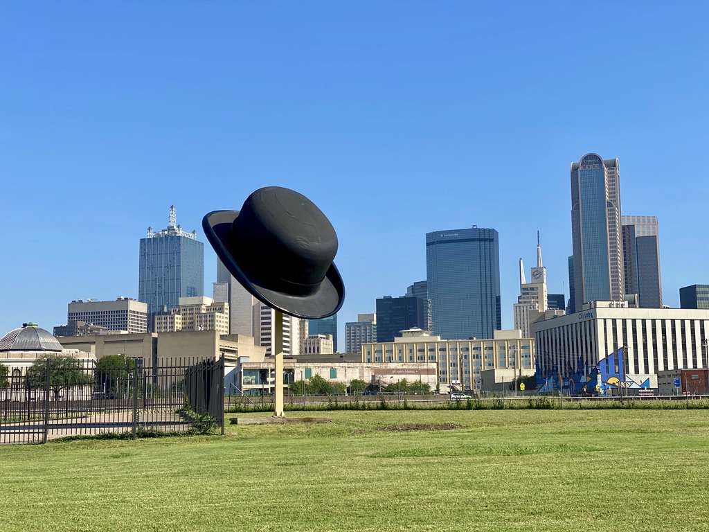 Giant Bowler Hat in The Cedars, TX