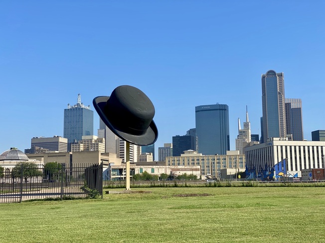 Giant Bowler Hat in The Cedars, TX