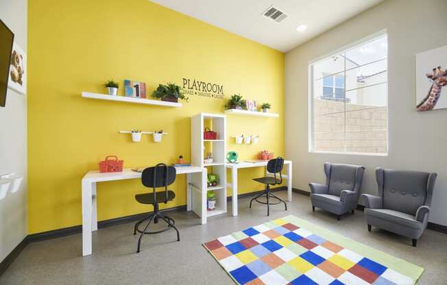 Living Room At Clubohuse at Mitchell Place Apartments, Murrieta, CA, 92562