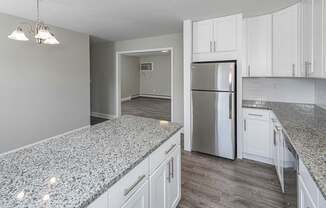 Newly Renovated kitchen at Troy Hills Village in Parsippany, NJ, 07054