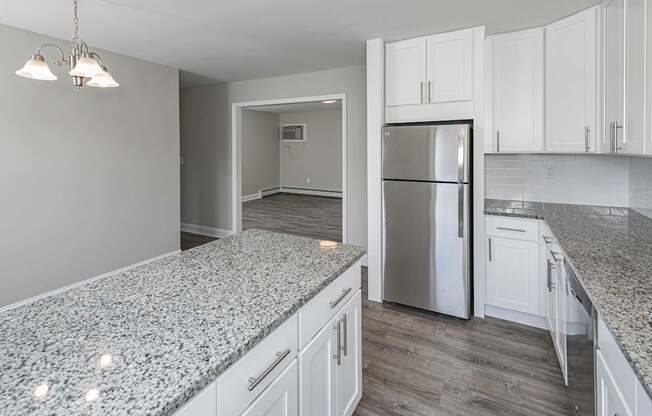 Newly Renovated kitchen at Troy Hills Village in Parsippany, NJ, 07054
