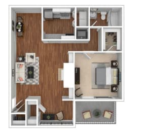 1 bed, 1 bath, 1,005 sqft, $1,515