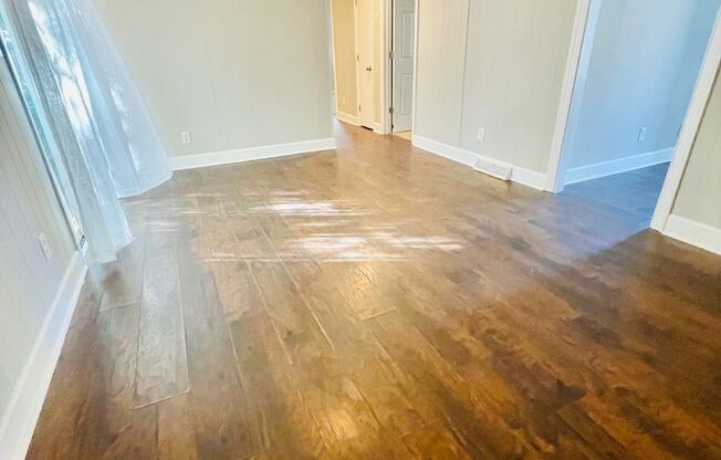 3 bed 1.5 bath ranch style house *50% off the first month with a 12 month lease*