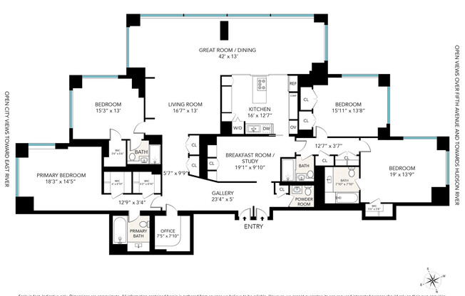 4 beds, 4.5 baths, 3,073 sqft, $30,000, Unit 34AB