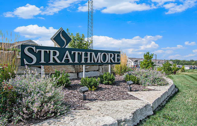 Welcoming Property Signage at Strathmore Apartment Homes, Iowa