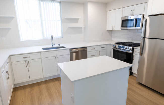 Kitchen with Stainless Steel Appliances