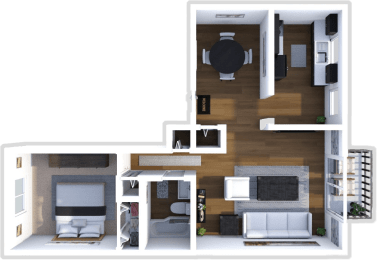 1 bed, 1 bath, 850 sqft, $1,452