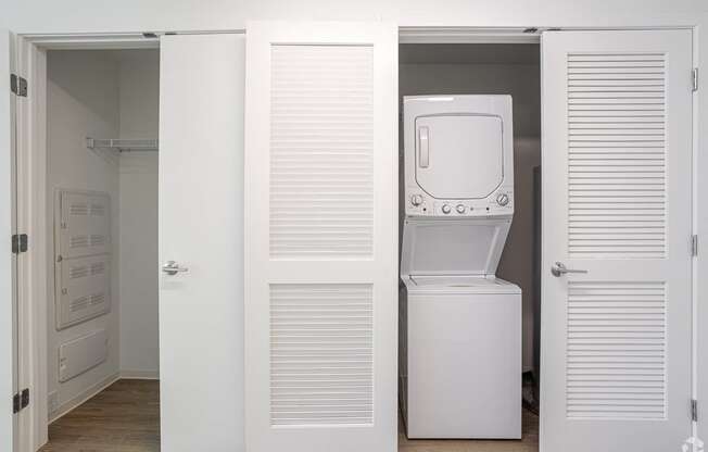 in home full size washer/dryer in every apartment home at 1943 Dot Ave