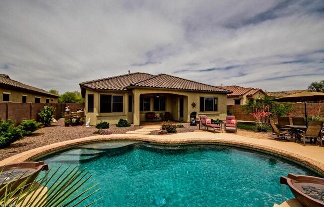 Private Pool! This home is in amenity rich Estrella Mountain Ranch!