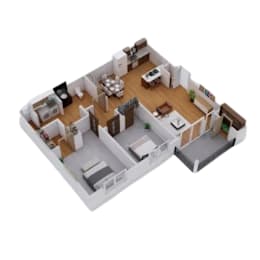 2 beds, 1 bath, 850 sqft, $1,440