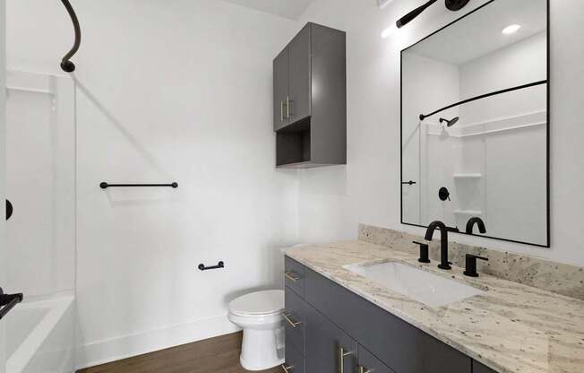 Bathroom With Bathtub at Boardwalk at Research Park, Alabama