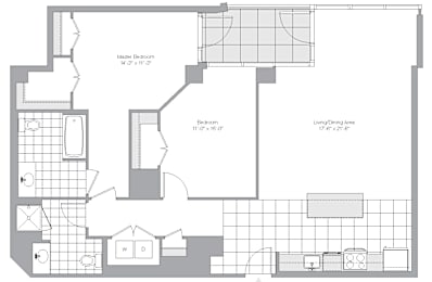 2 beds, 2 baths, 1,349 sqft, $5,993