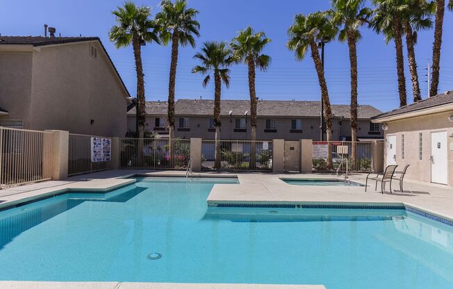 3 bed 2 car garage gated townhome near Summerlin!