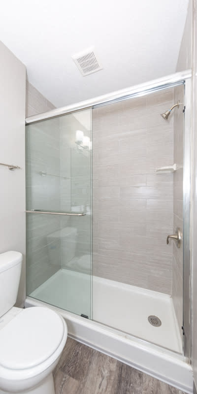 Beechmont Towers Renovated Bathroom Shower