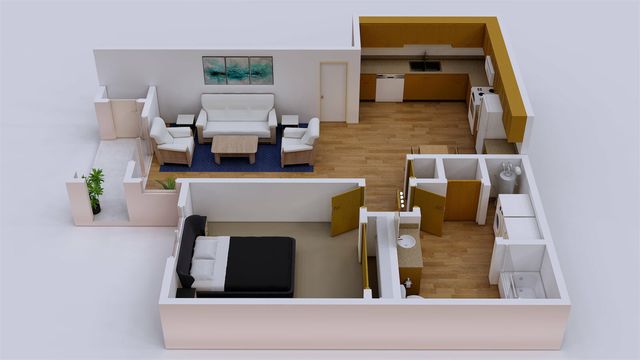 1 bed, 1 bath, 717 sqft, $1,320