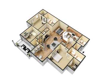 3 beds, 2 baths, 1,555 sqft, $2,105