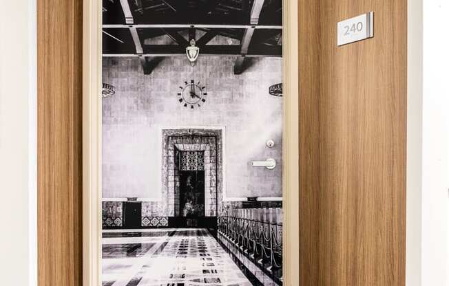 Photo of a unit door