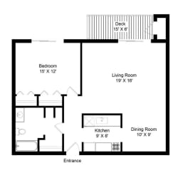 1 bed, 1 bath, 948 sqft, $1,190