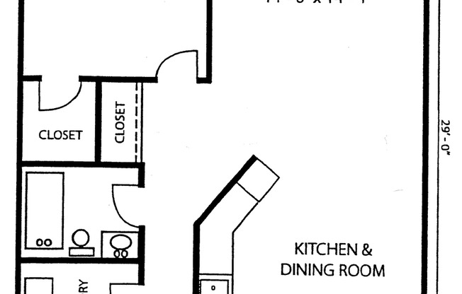 1 bed, 1 bath, 801 sqft, $1,510, Unit 205