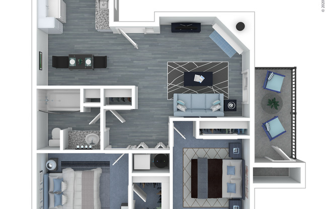 2 beds, 1 bath, 816 sqft, $1,895