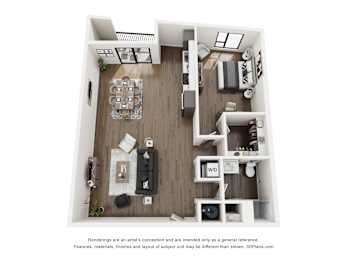 1 bed, 1 bath, 986 sqft, $2,015